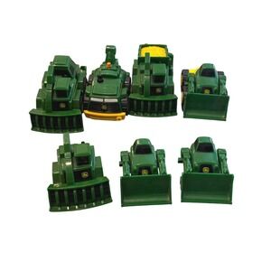 John Deere Mega bloks Interchangeable Farm Equipment Bulldozer Tractor Combine